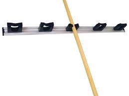 Toolflex wandstrip met klemmen zwart 90 cm 5x 20/30 mm